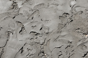 Gray cement plaster close-up. Background