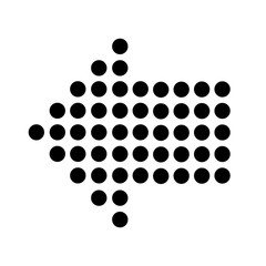 arrow icon over white background. vector illustration