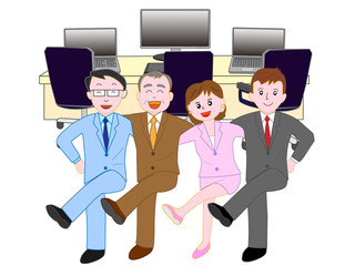 ビジネスマンのエクササイズ