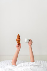 woman with cup of coffee