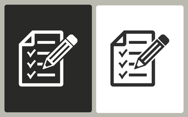 Clipboard - vector icon.