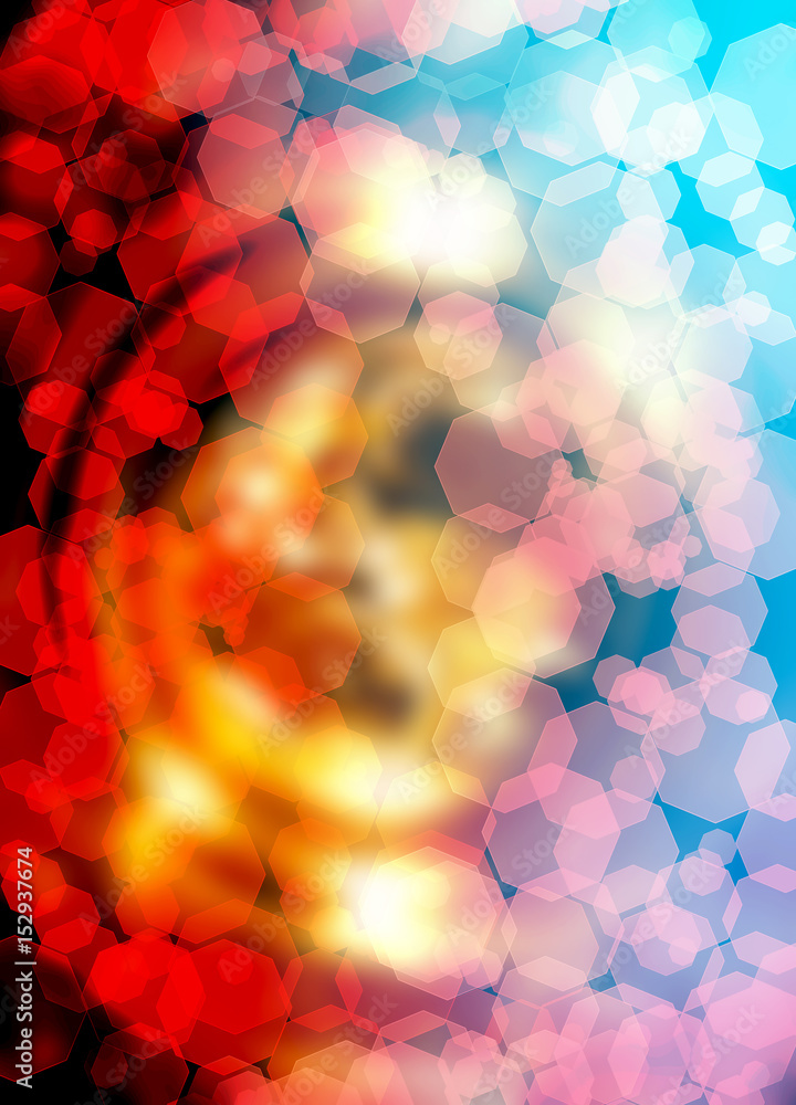 Poster abstract colorful background with motion, dynamic and movement concept. polygon structure.