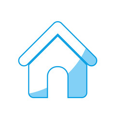 house icon over white background. vector illustration