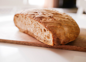 Homemade sourdough bread