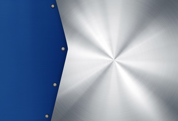 polished metal template background