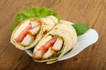 Chicken bread roll