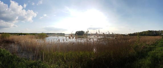 Panorama. Zachód słońca © michalsen