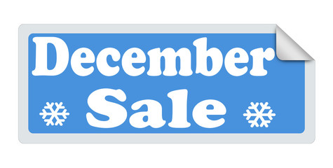 DECEMBER SALE label