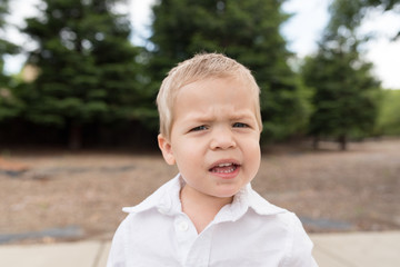 Young Toddler Portrait Outside