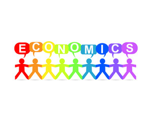 Economics Paper People Speech Rainbow