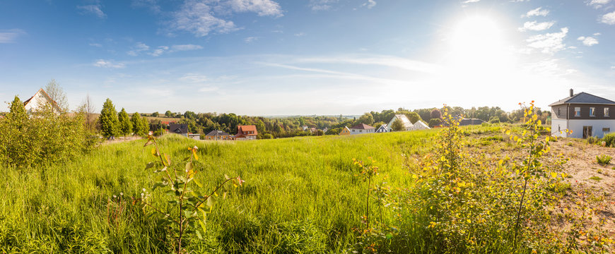 Bauland im Gr&uuml;nen fertig zur Erschlie&szlig;ung