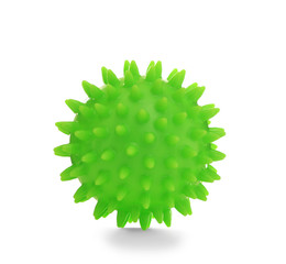 Rubber ball isolated on white