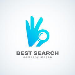 Fototapeta premium Search logo