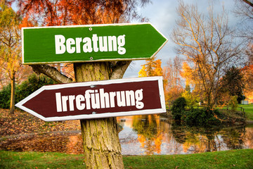 Schild 201 - Beratung