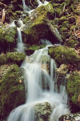 Fototapeta na wymiar Wasserfall bei Berchtesgaden