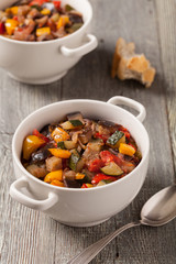 Ratatouille, classic French stew of summer vegetables