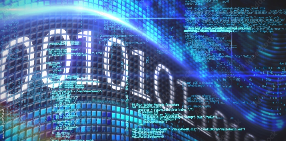 Poster composite image of image of data