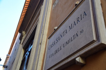 In the street of Roma