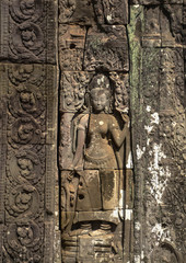 Fototapeta na wymiar Apsara, Cambodia angle at Angkor