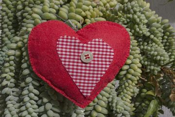 Fabric heart