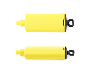 Plastic balloon blowing pump isolated