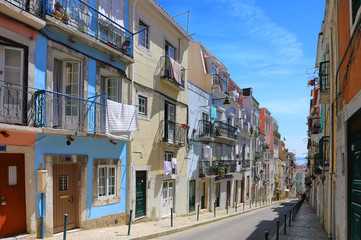 Streets of old Lisbon