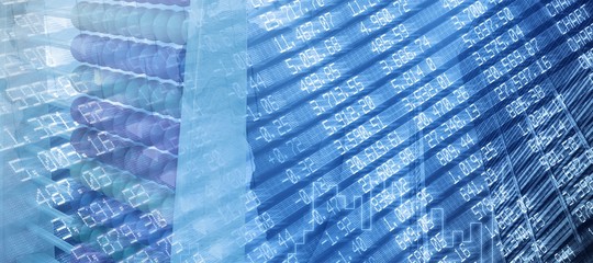 Composite image of computer graphic image of abacus