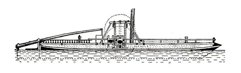 Obraz premium Self-propelled vessel 