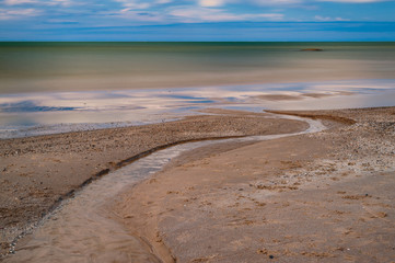 Calm North Sea at Skallerup Seaside Resort