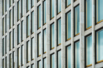 Modern building facade detail ,  architectural pattern