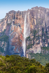 Angel Falls ( Salto Angel ) is worlds highest waterfalls (978 m) - Venezuela, South America - 153054808