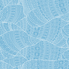 Abstract sketchy decorative doodles hand drawn ethnic pattern