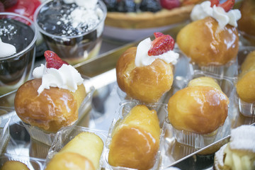 tasty, delicious, gourmet, pastry, food, cake, sweet, dessert, sugar, closeup, cream, decoration