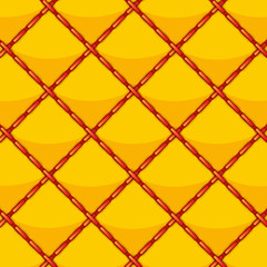 Fototapeta premium Seam of squares, abstract background vector