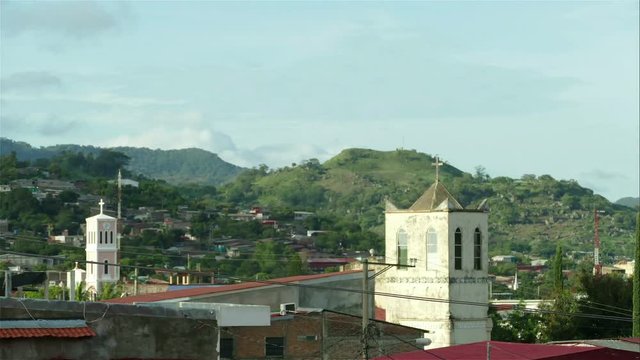Overview of Matagalpa village from rooftop