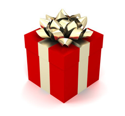 gift box concept  3d illustration