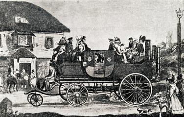 Gurney's steam carriage (ca. 1830)