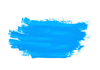 Smudged splash of paint isolated