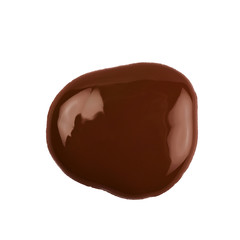 Puddle of paint isolated