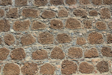 Muro de piedra.