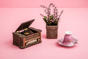 Decorative Retro Record Player