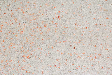 terrazzo floor. small stone orange old texture or marble background