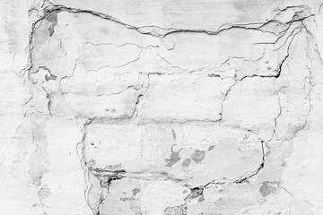 Obraz premium Brick texture with scratches and cracks