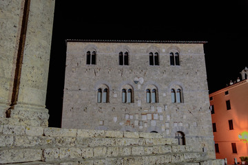 View of Massa Marittima, a small medieval village in Tuscany