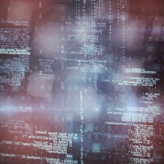 Composite image of virus background