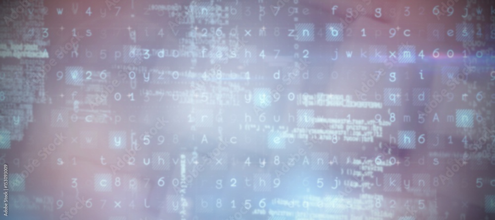 Poster composite image of image of data