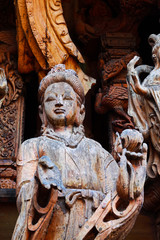 Sanctuary of Truth (Prasat Satchatham) in Pattaya, Thailand