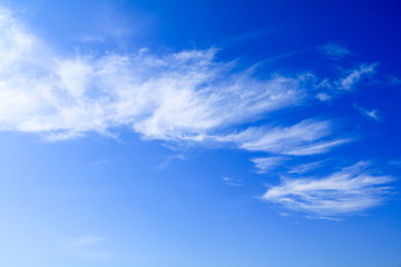 blue sky vivid with the cloud in summer art of nature beautiful and copy space for add text