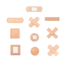 Adhesive bandage sticking plaster
