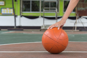 Basketball Bounce Competition Exercise Player Concept